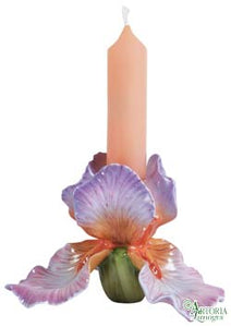 SKU# 3341 - Candlestick: Peach -  Lavender