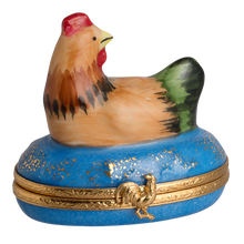 Load image into Gallery viewer, SKU# 3374 - Hen On Blue Base
