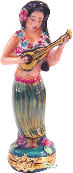 SKU# 3527 - Chica hula con ukelele