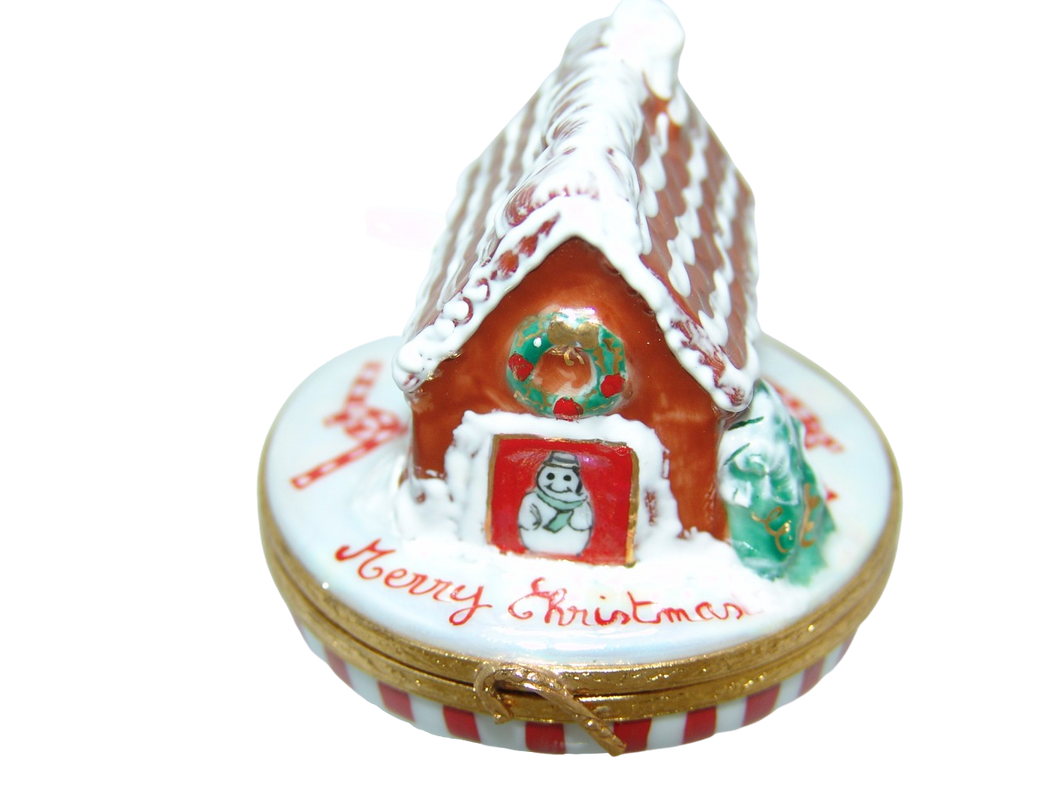 SKU# 3645 - Gingerbread House/candycanes