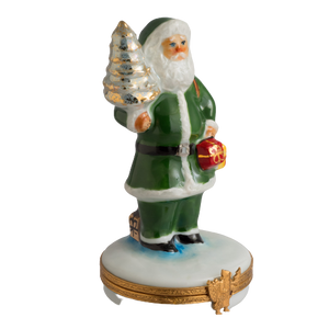 SKU# 3647 - Santa in a green suit