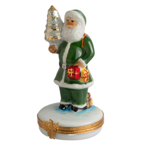 SKU# 3647 - Santa in a green suit