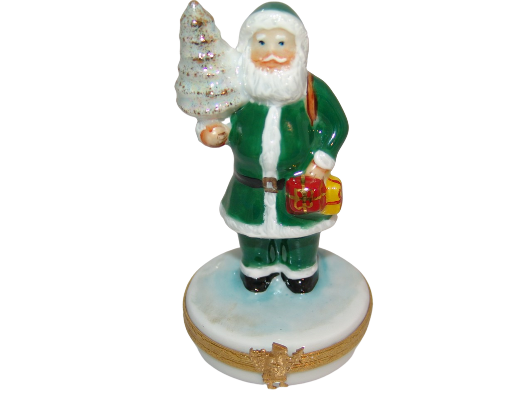 SKU# 3647 - Santa in a green suit