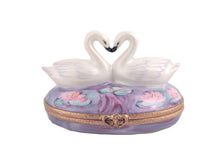 Load image into Gallery viewer, SKU# 3696 - Two Swans on Waterlilies
