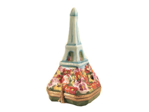 SKU# 3699 - Blue Eiffel Tower w/Flowers
