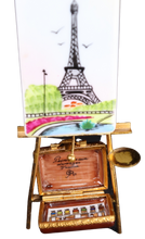 Load image into Gallery viewer, SKU# 37021 Parisian artist easel with Eiffel Tower.
