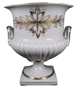 SKU# 4533 Large Vase "Second Empire Gold Pattern"