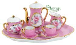 SKU# 4760 - Mini Tea Set: Pink – www.limoges.com