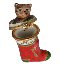 Load image into Gallery viewer, SKU# 6317 - Stocking W/ Kitten - Muffin
