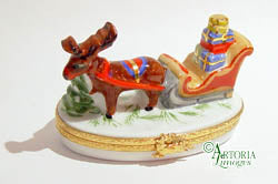 SKU# 6319 - Reindeer delivering gifts