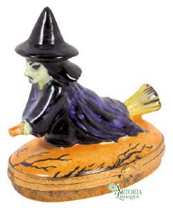 SKU# 6376 - Witch Riding Broom