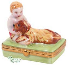 Load image into Gallery viewer, SKU# 6427 - Baby Hugging Puppy - (RETIRED)
