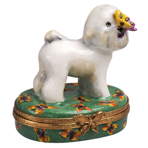SKU# 7134 - Base verde Bichón Frisé