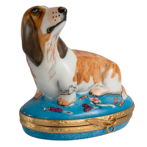 SKU# 7333 - Basset Hound herido