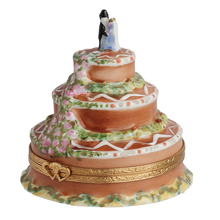 Cargar imagen en el visor de la galería, SKU# 7340 - Pastel de bodas de chocolate
