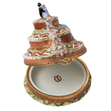 Cargar imagen en el visor de la galería, SKU# 7340 - Pastel de bodas de chocolate
