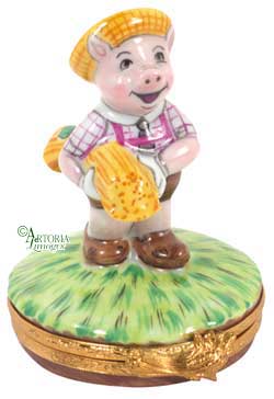 SKU# 7402 - Cerdito con pajita