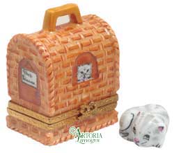 SKU# 7403 - Cat Carrier w/ Removable Cat