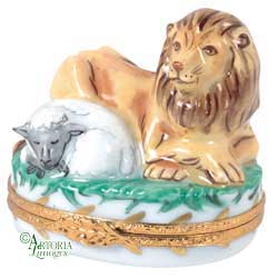 SKU# 7421 - Lion And Lamb