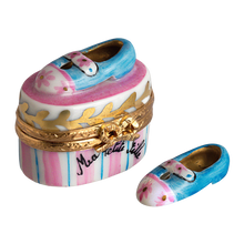 Cargar imagen en el visor de la galería, SKU# 7501 - Zapatos Mary Jane Azul Bebé
