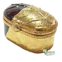 SKU# 7635 - Oval Chocolate W/Gold