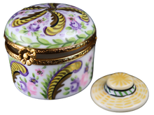 Cargar imagen en el visor de la galería, SKU# 7665 - Caja para sombreros redonda: Fontainebleau - (RETIRADA)

