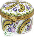 Load image into Gallery viewer, SKU# 7665 - Round Hat Box: Fontainebleau - (RETIRED)
