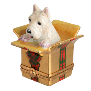 SKU# 7675 - Westie in Present Box