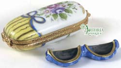 SKU# 7688 - Glasses & Case: Recamier Jaune - (RETIRED)