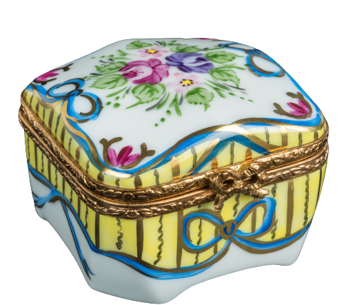 SKU# 7690 - Rubis cuadrado: Recamier Jaune