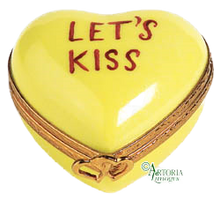Load image into Gallery viewer, SKU# 7791 - Heart *Let&#39;s Kiss*  Yellow
