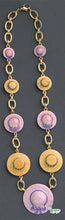 Load image into Gallery viewer, SKU# 8904 - Hat Necklace: Pink &amp; Yellow
