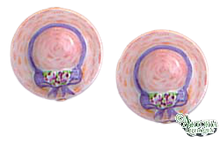 Load image into Gallery viewer, SKU# 8916 - Women&#39;s Hat Earrings: Pink - Pierced

