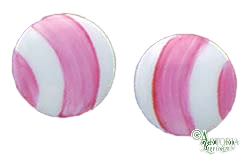 SKU# 8922 - Pendientes de globo: rosa - Clip