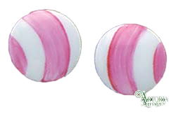 SKU# 8922 - Balloon Earrings: Pink - Clip On