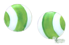 Cargar imagen en el visor de la galería, SKU# 8924 - Pendientes de globo: verde - Clip
