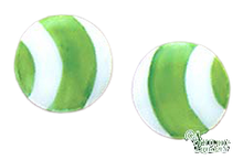 Load image into Gallery viewer, SKU# 8927 - Balloon Earrings: Green - Pierced
