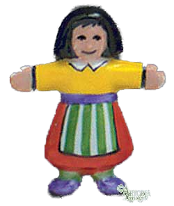 SKU# 8931 - Brooch Children of the World -