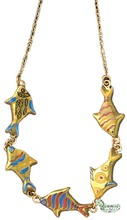 Load image into Gallery viewer, SKU# 8933 - Swimming Fish Necklace
