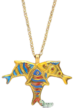 Load image into Gallery viewer, SKU# 8934 - Pendant  Necklace - Fish  Trinity -
