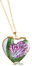 Load image into Gallery viewer, SKU# 8943 - Pendant  Necklace -  Heart: Tulip -
