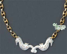 Cargar imagen en el visor de la galería, SKU# 8945 - Collar de caballito de mar: blanco
