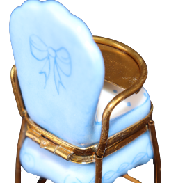 SKU# C072004 Silla alta para bebé azul