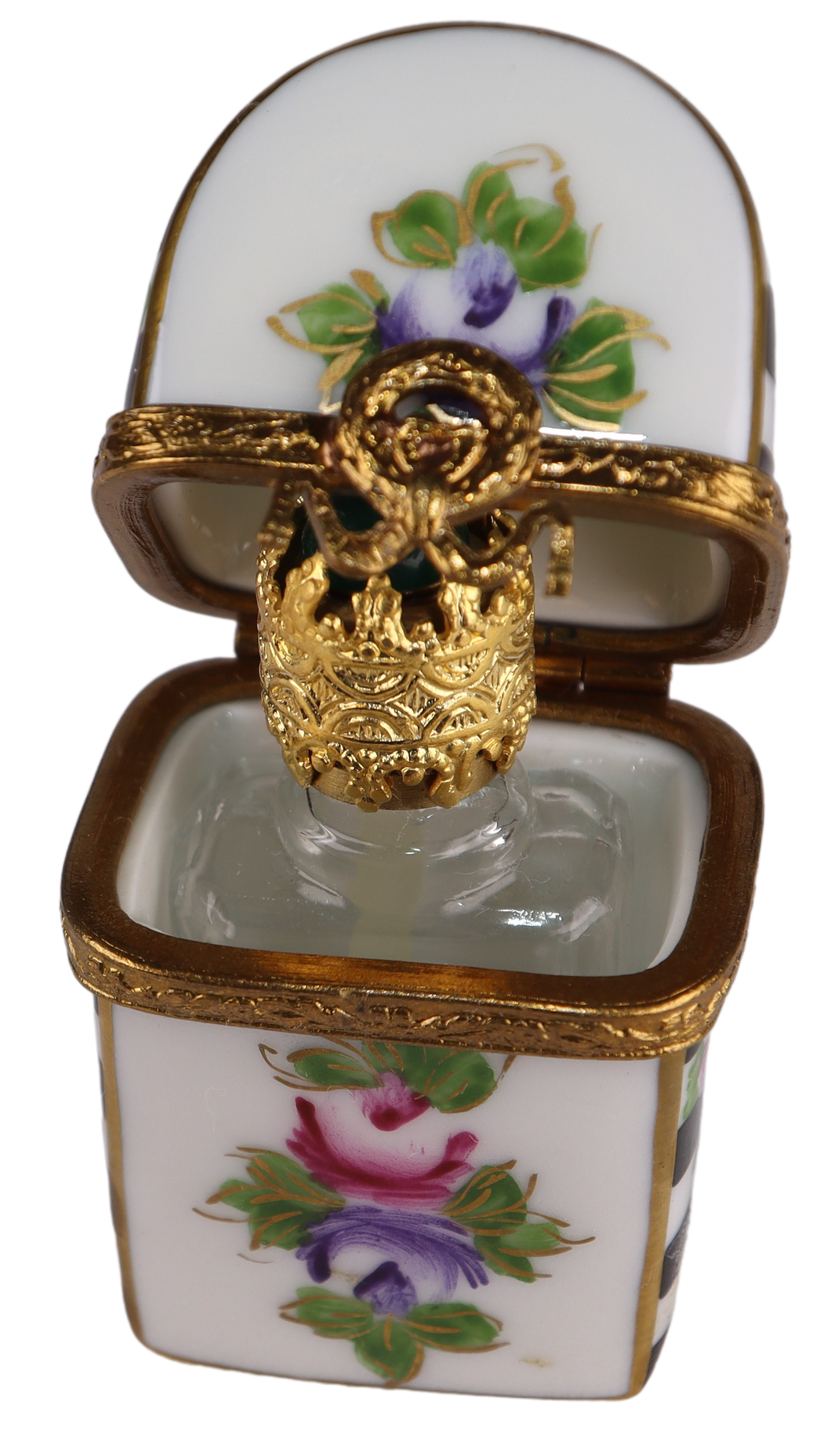 SKU# C053193 Baúl para frascos de perfume cuadrados