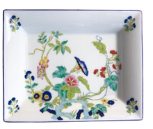 Load image into Gallery viewer, SKU# C221-DIV20805 - Paradis Bleu Small Dish - Shape Deco - Size: 6.25&quot;x8&quot; *

