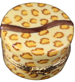 SKU# C048165C Caja para sombreros Leopardo