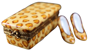 SKU# C048228B Caja de zapatos para dama Leopardo