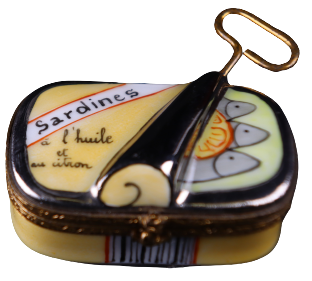 Artikelnummer C080028 Blechdose mit Sardinen