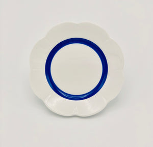 SKU# B160-NYM20447 - Fleur'T Bleu Brot- und Butterteller - Form Nymphea - Größe: 6,25"