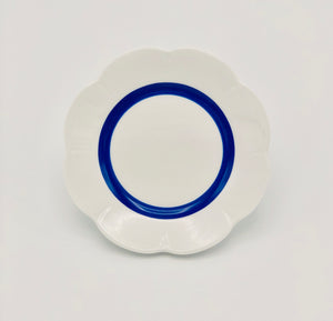 SKU# B160-NYM20447 - Fleur'T Bleu Bread & Butter Plate - Shape Nymphea - Size: 6.25"